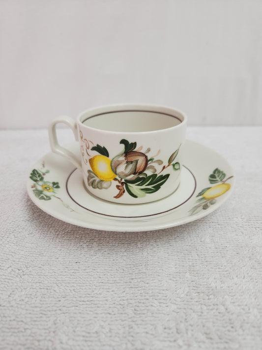 Villeroy & Boch "Bali" Flat Cup & Saucer Set