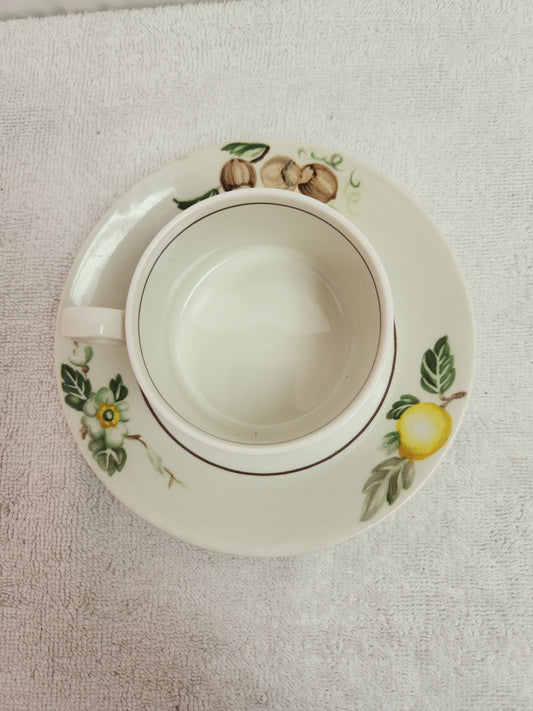 Villeroy & Boch "Bali" Flat Cup & Saucer Set