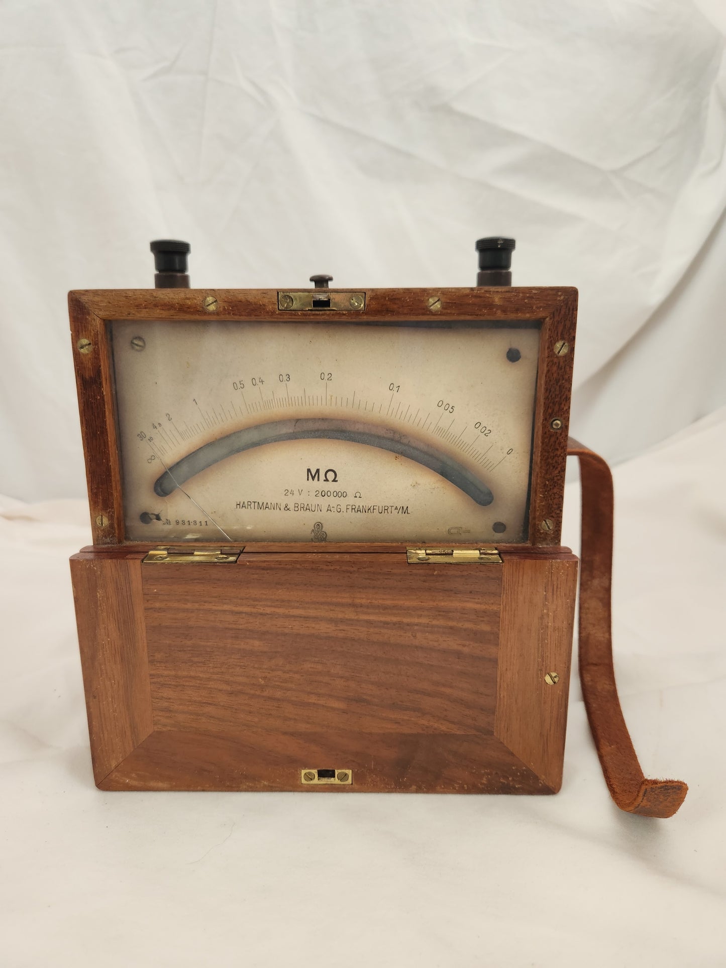 Vintage - Hartmann & Braun Megaohm Electrical Resistance Meter (Not Tested)