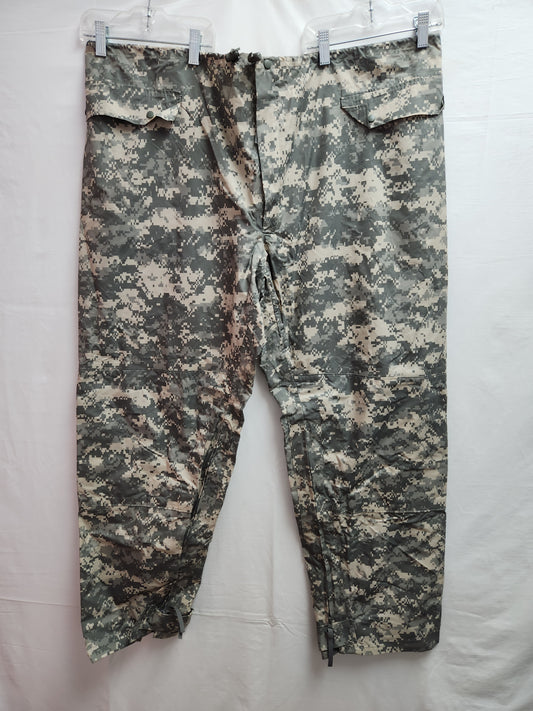 NWT - 2009 Orc Industries Digital Camo Improved Rain Suit Trousers - XL