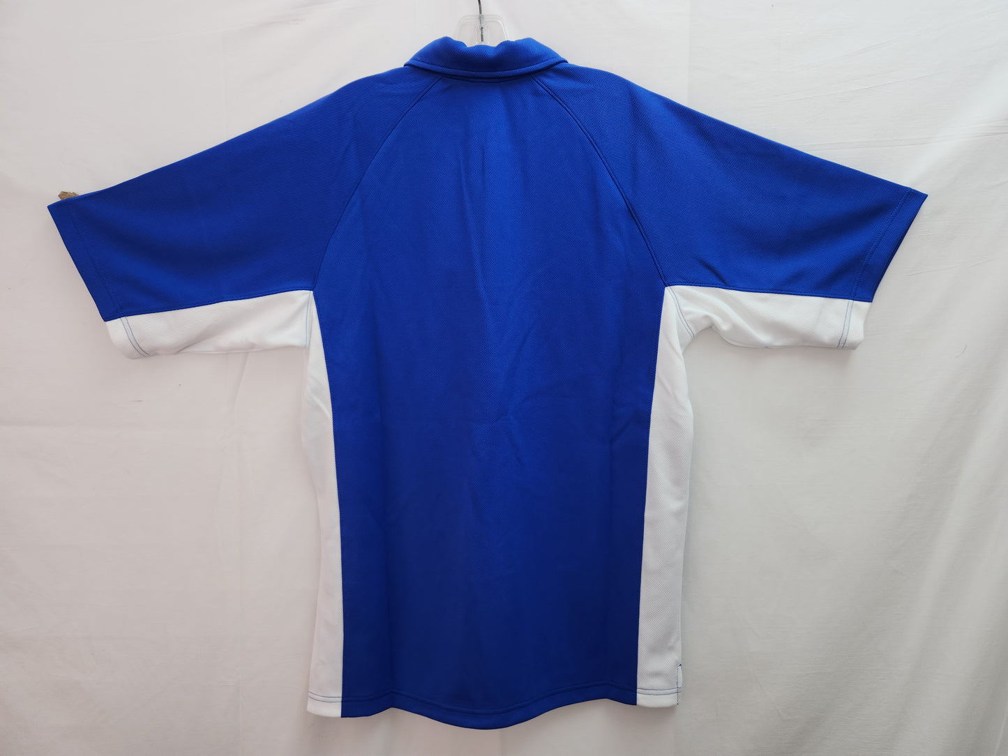 NWT - Nike Team Royal Blue/White Waffle Knit Dri-Fit Polo Shirt - M