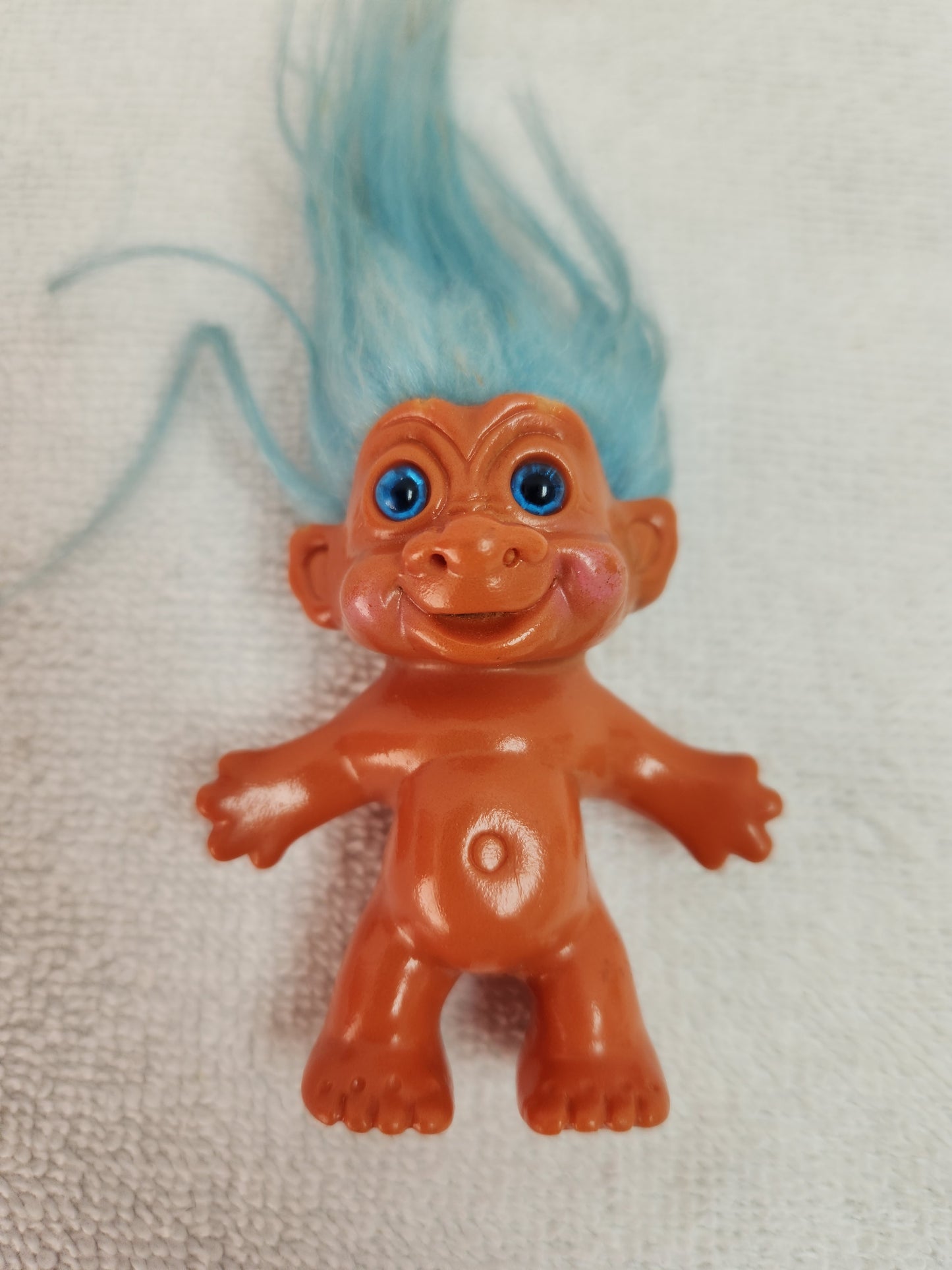 VTG - Etone 2-1/2" Troll with Blue Hair & Blue Eyes