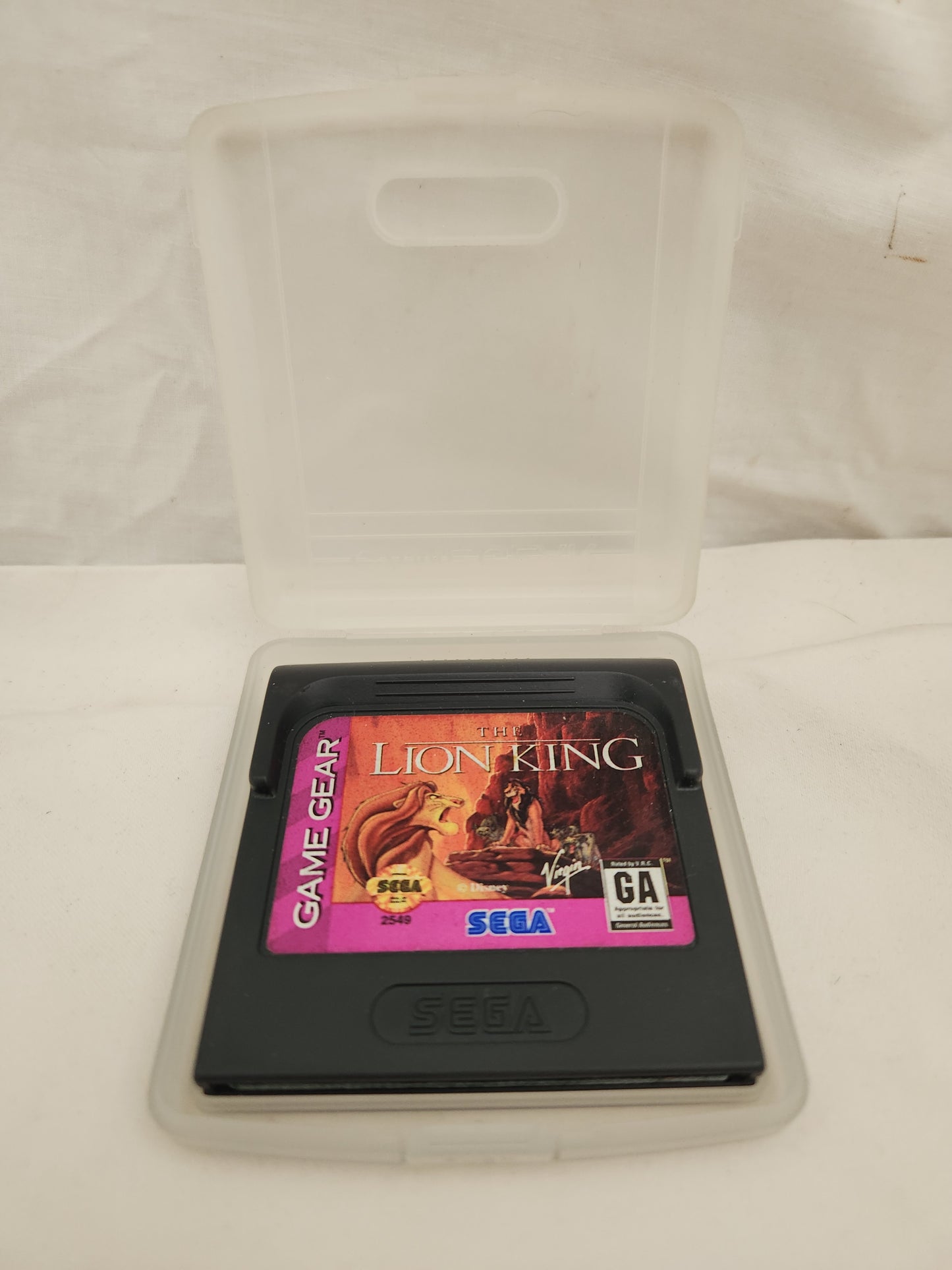 The Lion King (Sega Game Gear) Cartridge