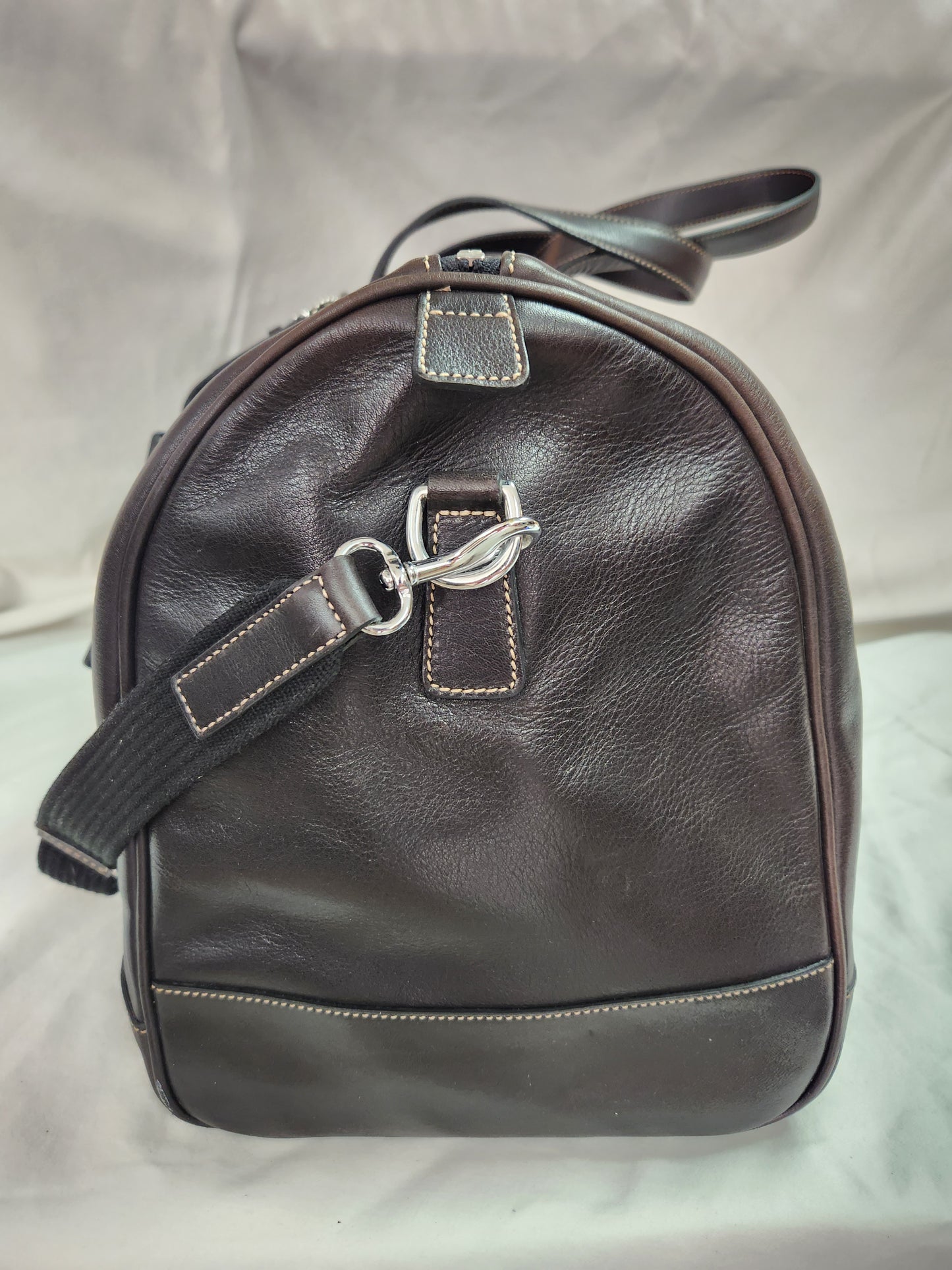 Coach Dark Brown 22" Glove Tanned Leather Duffle/Travel Bag #B1S-5402
