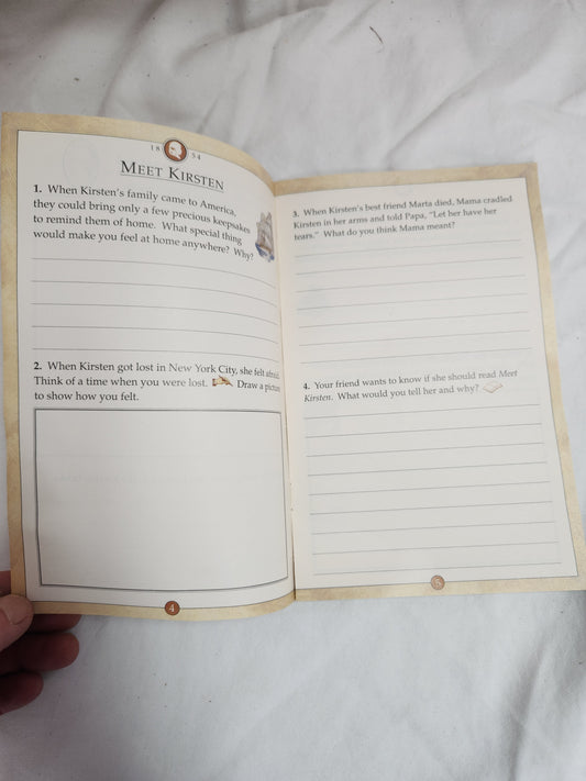 Pleasant Company American Girl Kristen-1854 Reading Journal