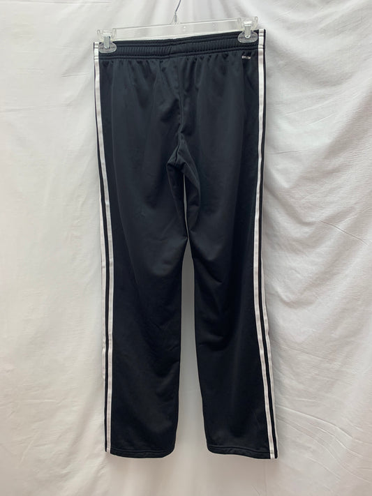ADIDAS - black white Climalite Track Pants - Size S