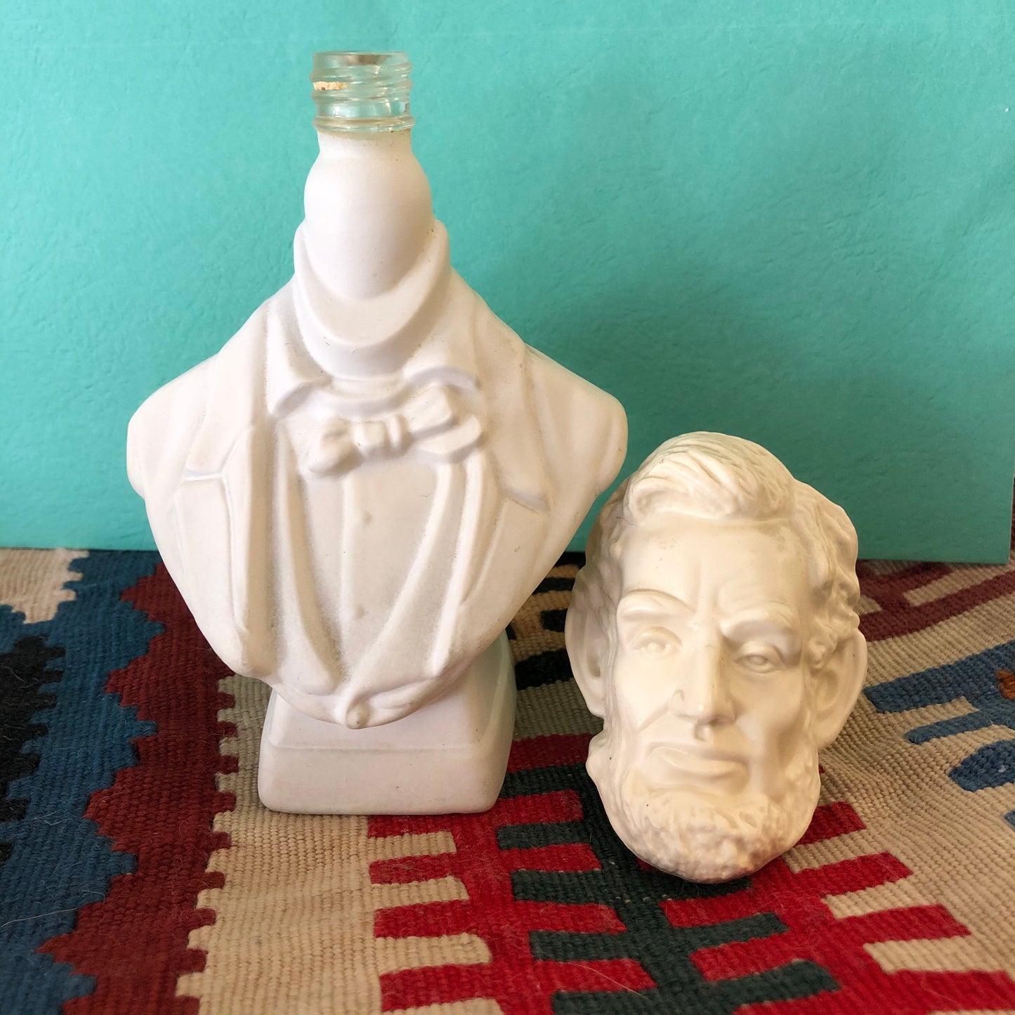 Vintage Avon President Lincoln Bust After Shave Bottle