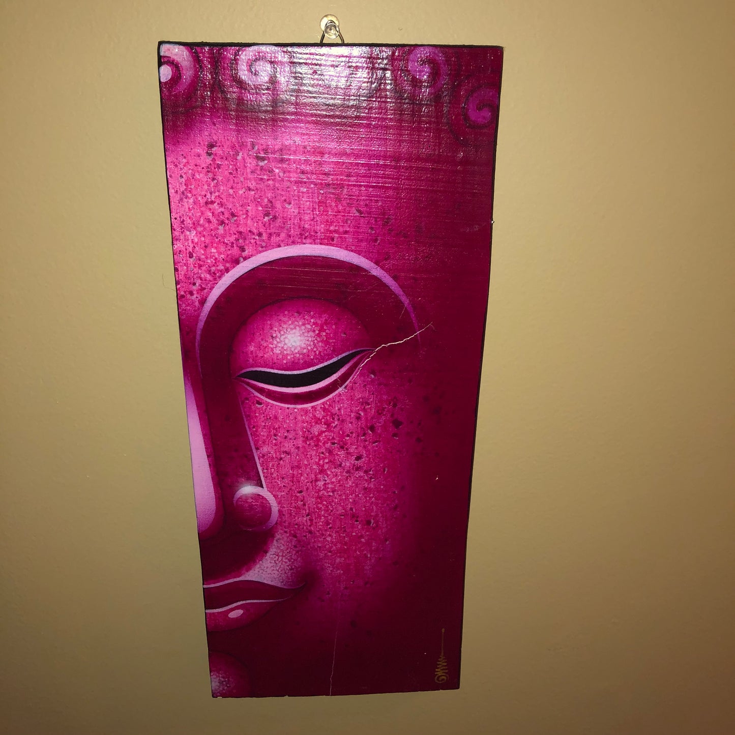 Two Pieces of Buddha Wall Art