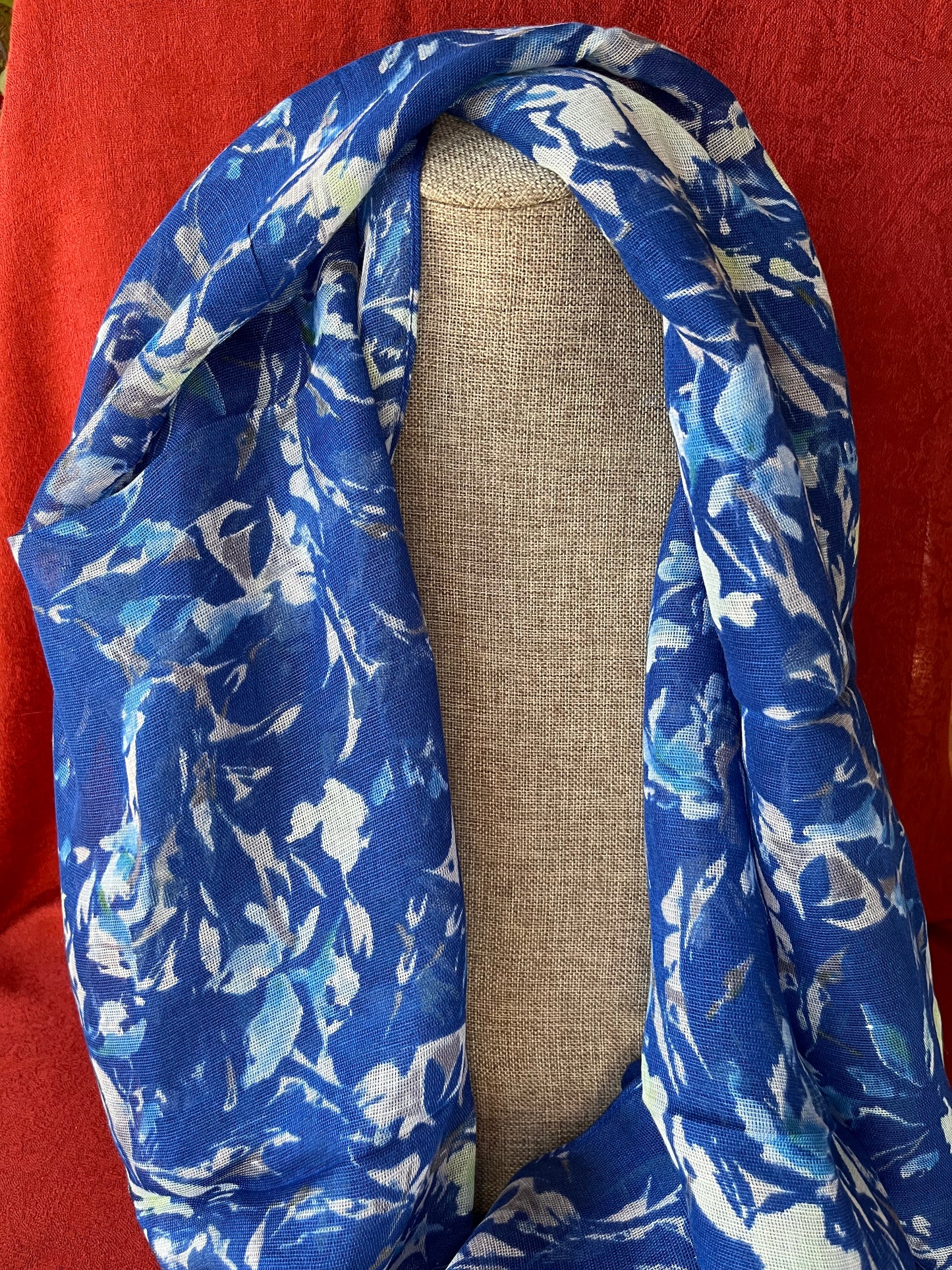 Coldwater Creek Botanical Sketch Scarf-NWT