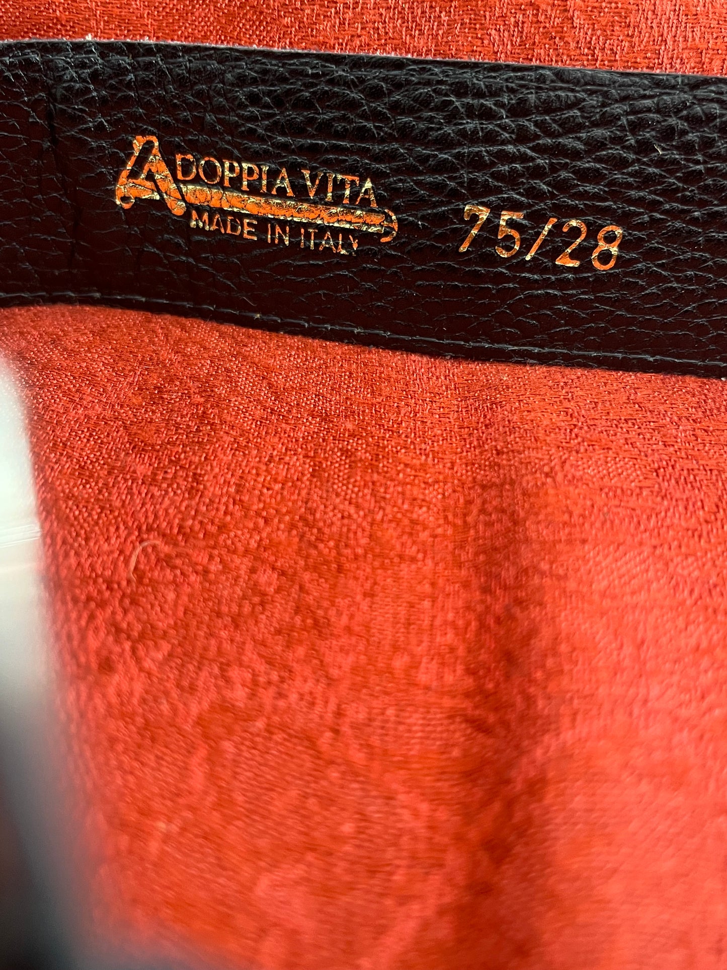 Vintage Metal Mesh and Leather Doppia Vita Belt