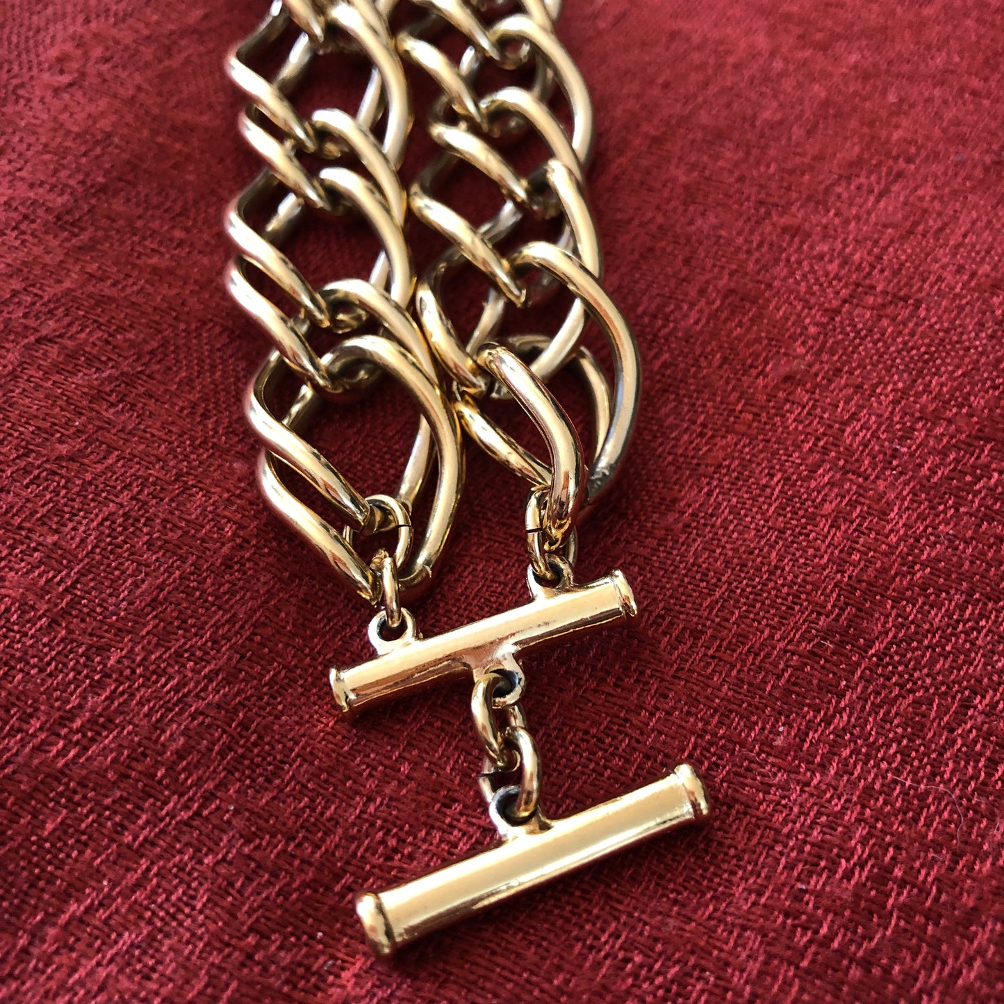 Gold Tone Link Bracelet