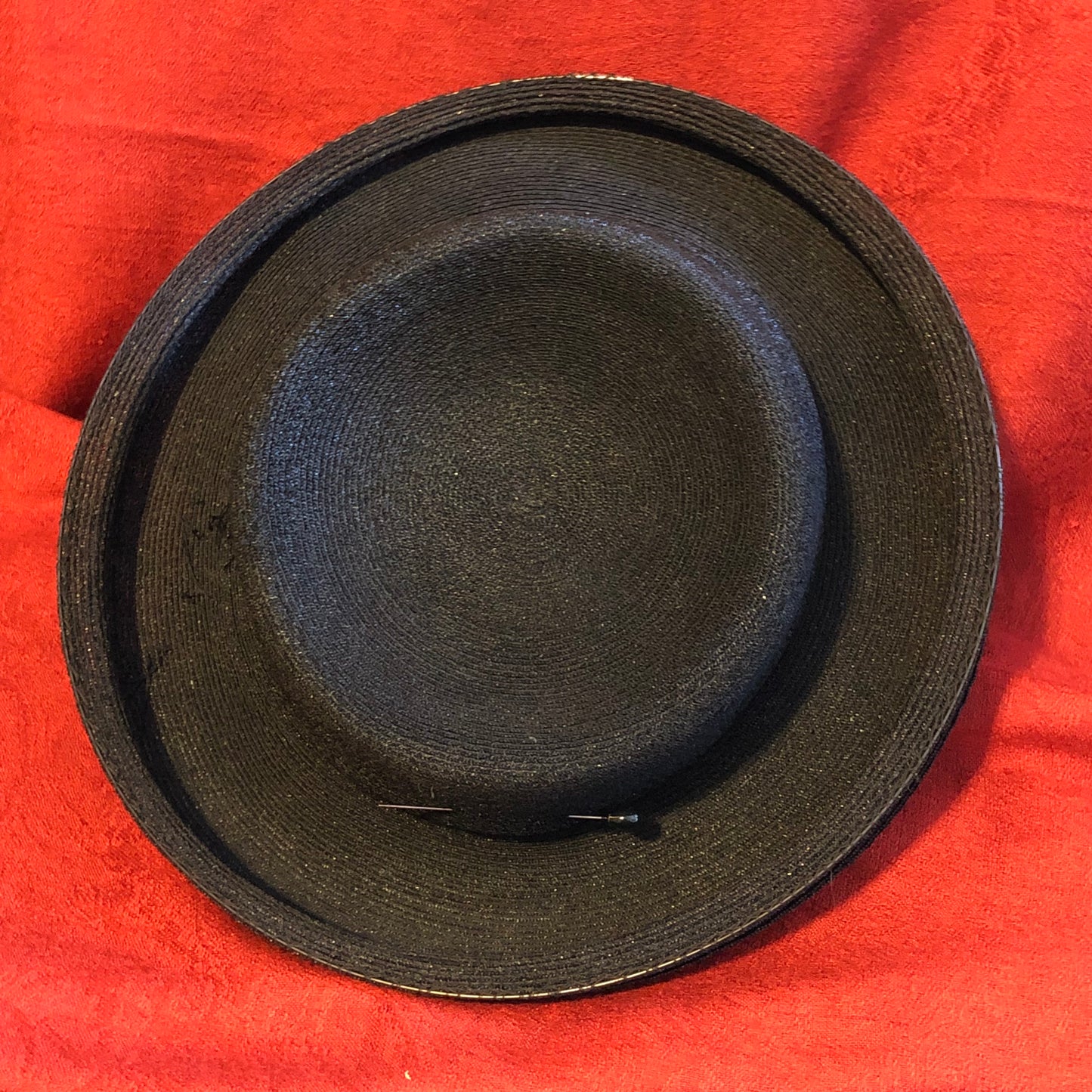 Vintage Hat Box with Hats and Pins