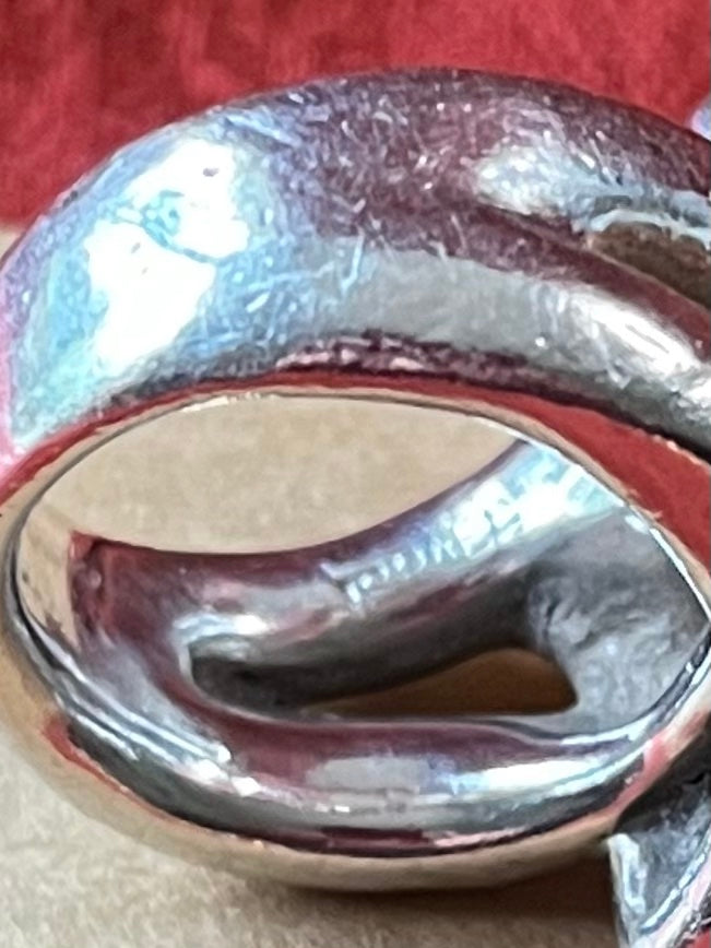Sterling Silver Statement Ring-Made in Israel-Size 7