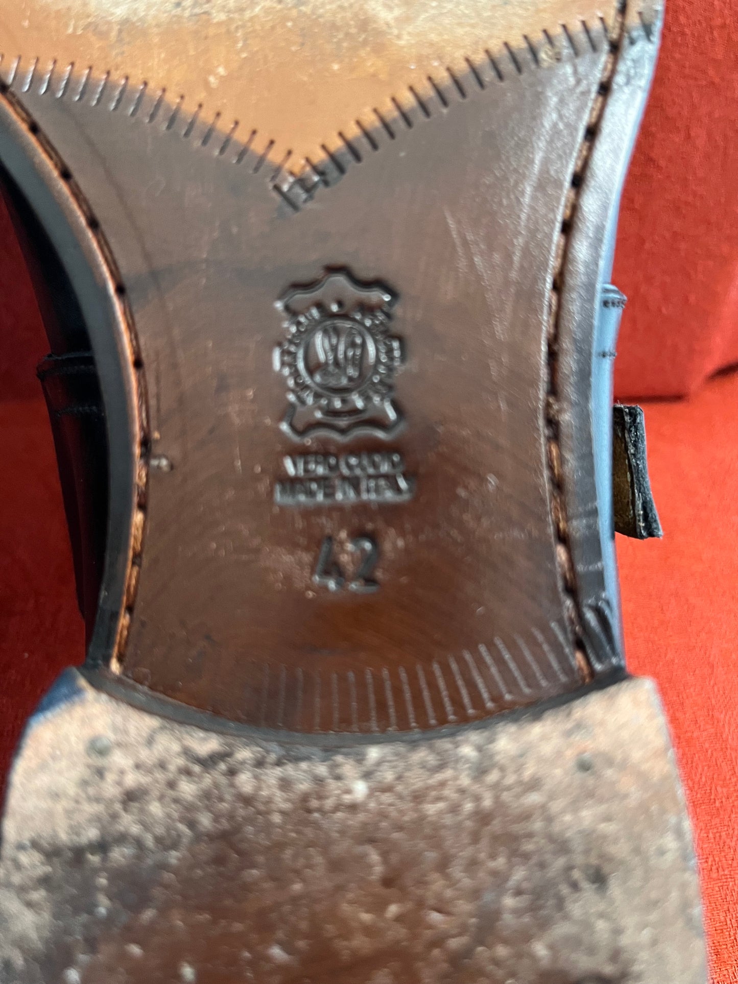 Antonio Maurizi Italian Leather Side Buckle Men's Shoe-Size 42 (US 9)