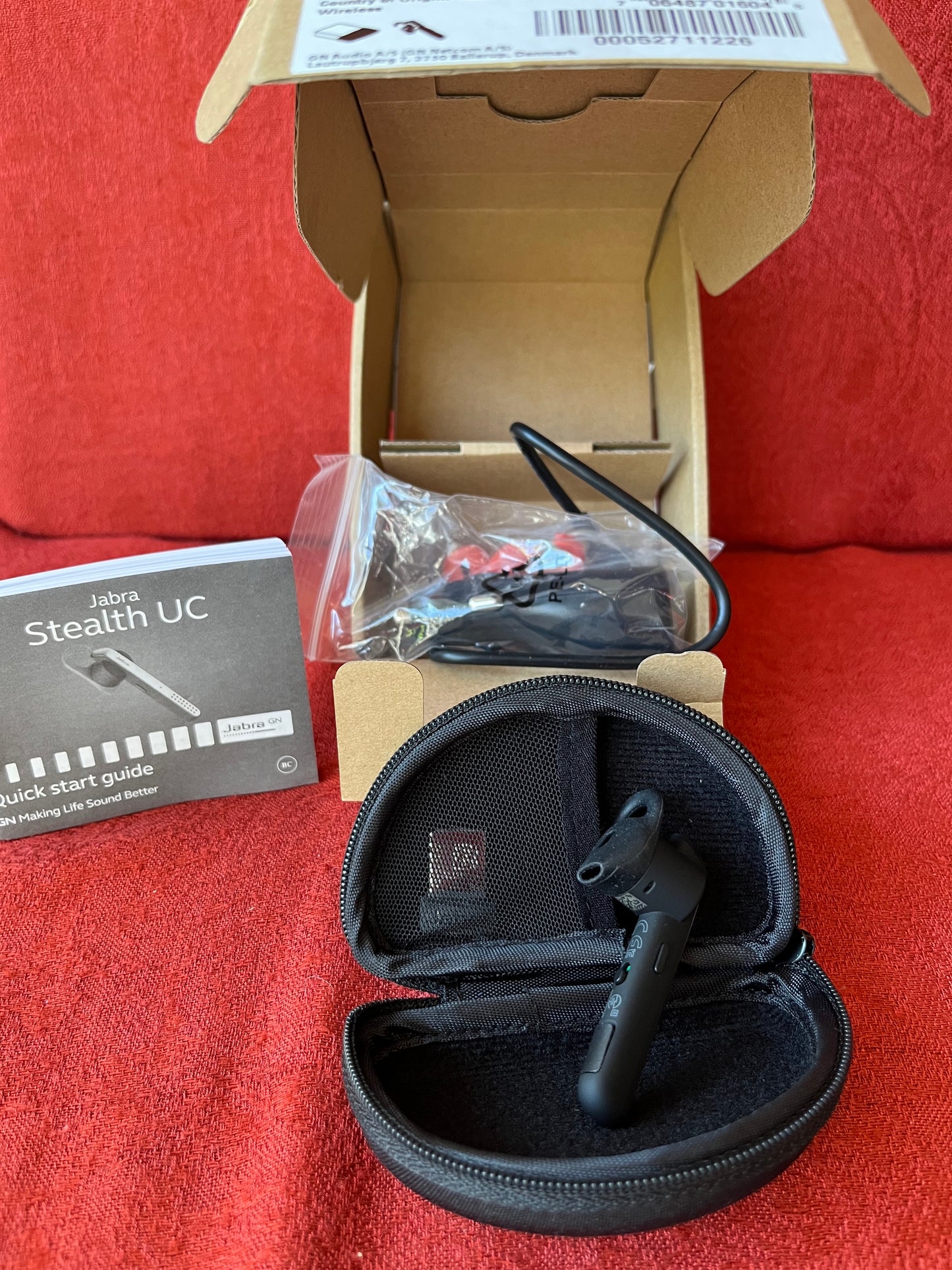 Jabra Stealth UC Discreet headset With HD Voice and Accessories