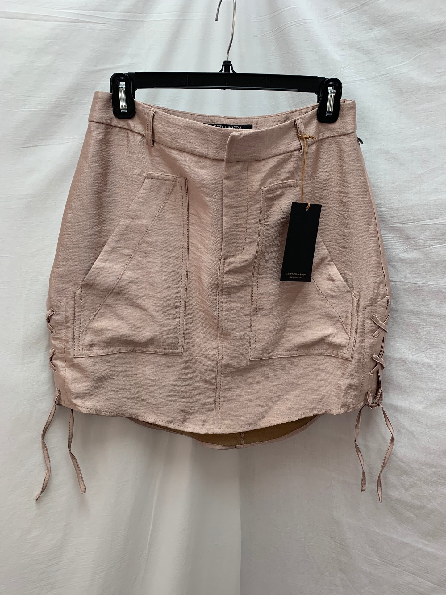 NWT - SCOTCH & SODA pink-ish taupe Mini Skirt - Small