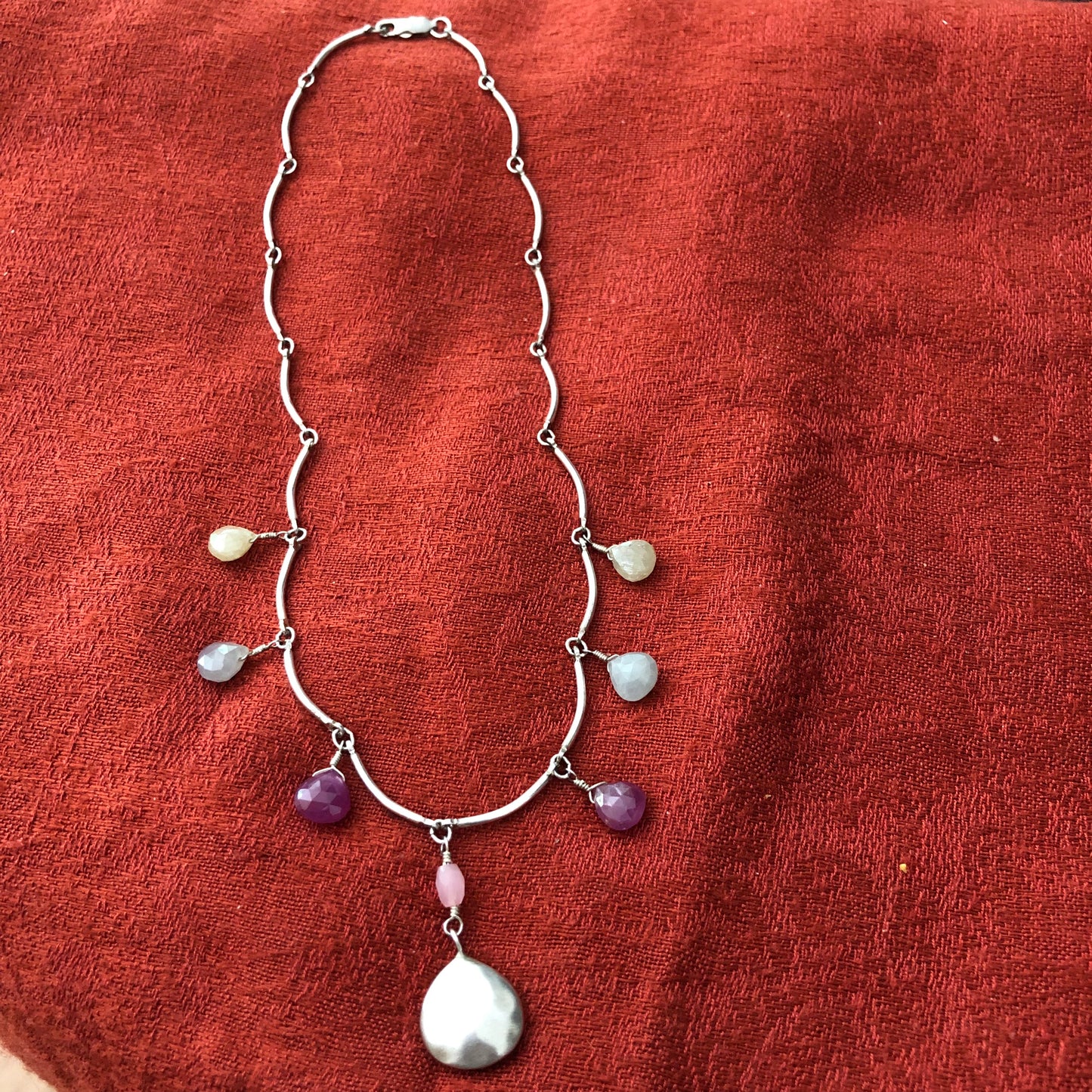 Sterling and Gemstone Necklace