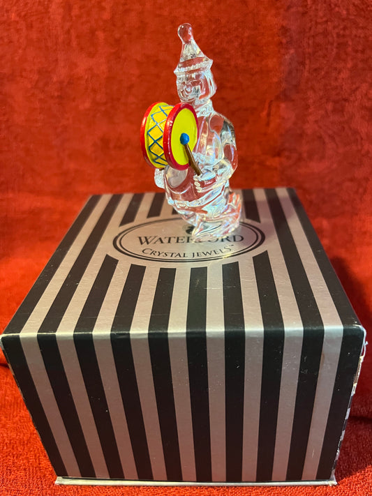 Waterford Crystal Jewels Merry Music Collection-Clown Drummer