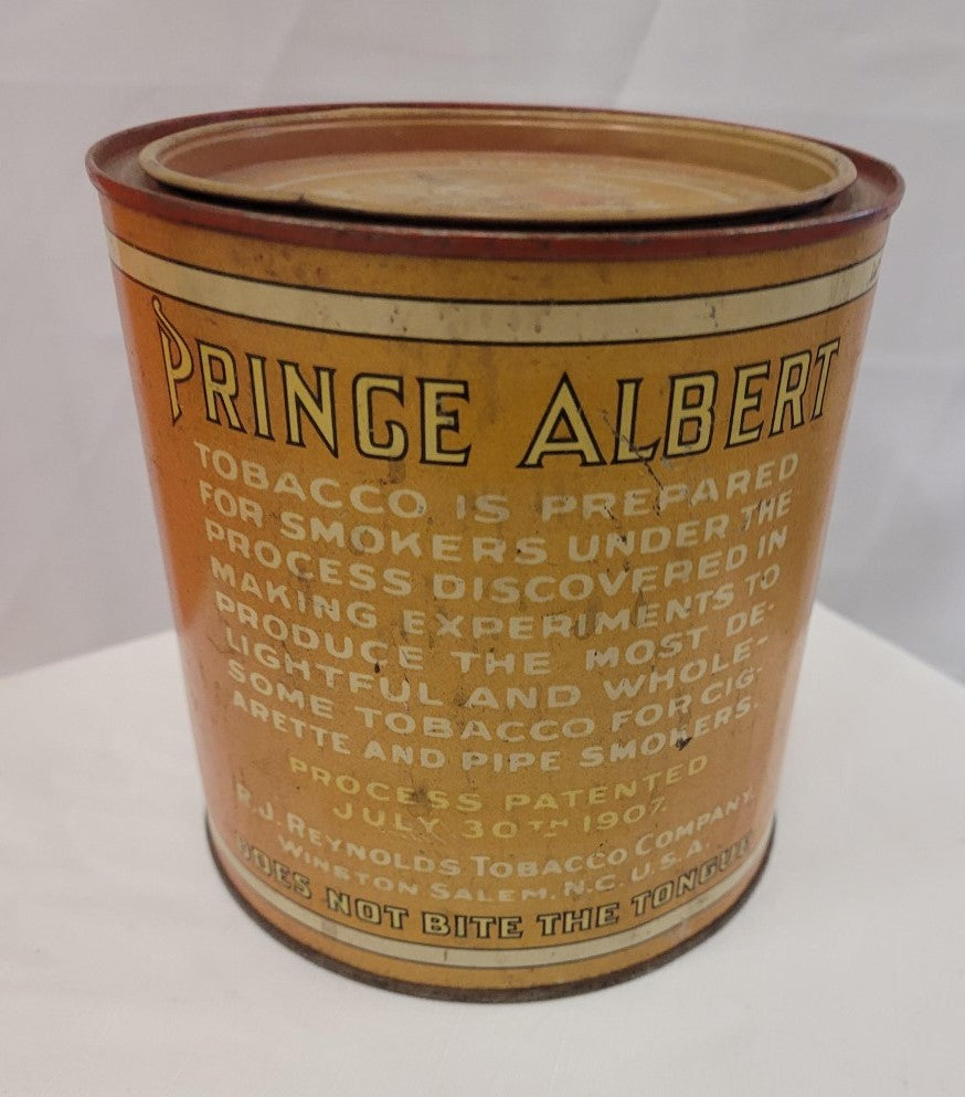 Vintage Prince Albert Tobacco Can - 14oz and 5" tall