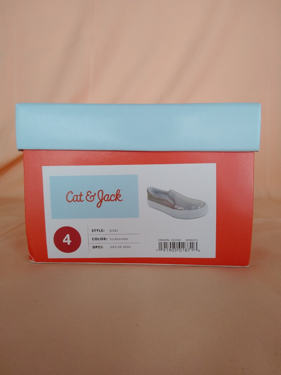 Cat & Jack Aliki Iridescent Shoes - Size 4