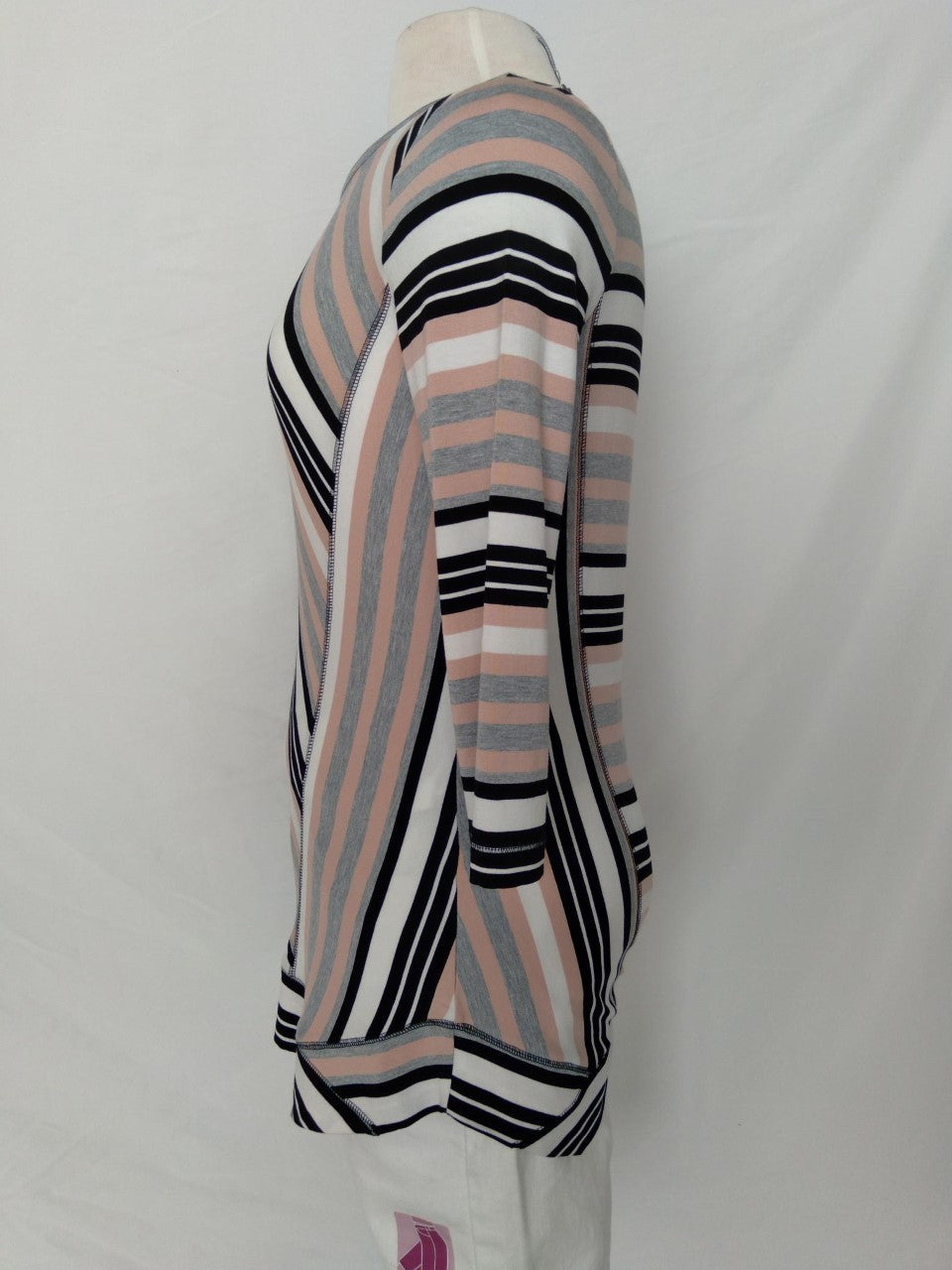 NWT - Chico's Zenergy Stripe Seam Detail Tunic Top - 0 | 4/6 S