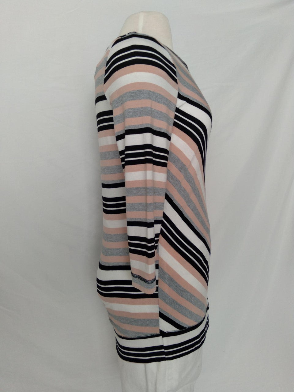 NWT - Chico's Zenergy Stripe Seam Detail Tunic Top - 0 | 4/6 S