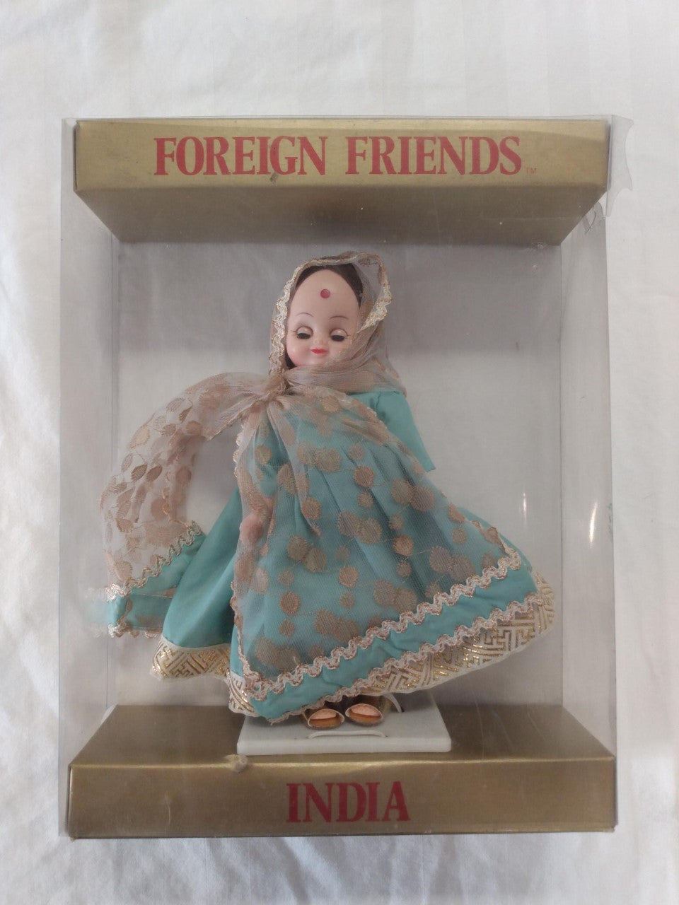 Vintage Foreign Friends 8" Doll (INDIA)- Original Box