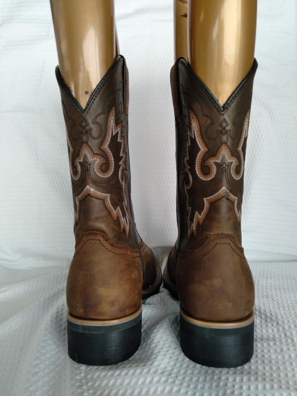 Double-H Victor Western Leather Work Boot - Size 8D