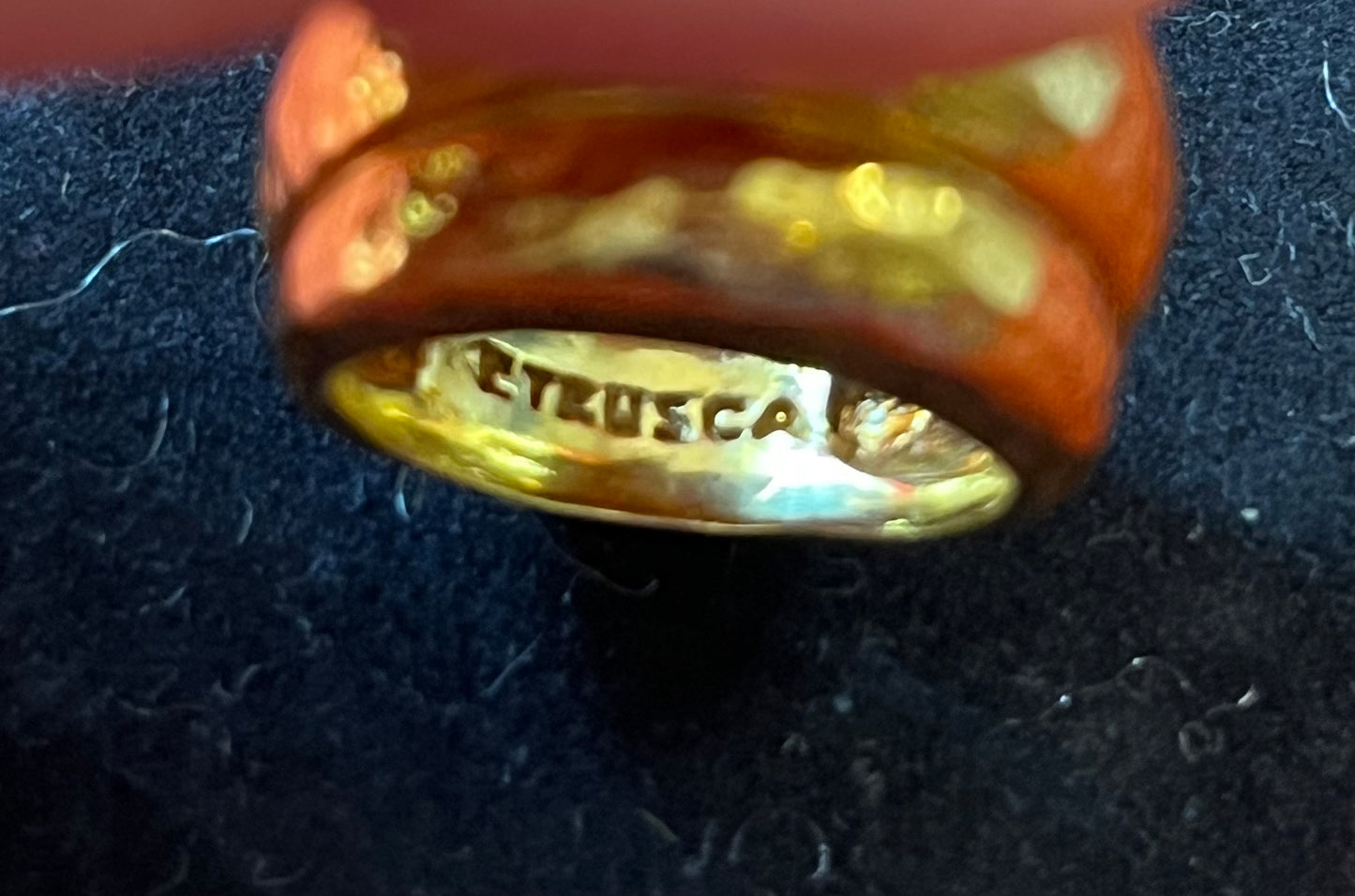 Sterling Fashion Ring by Etrusca Gioielli-Size 7