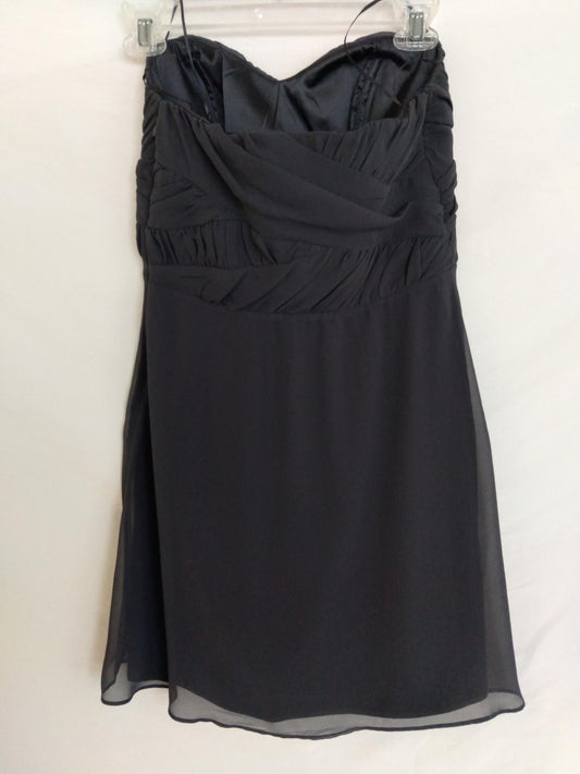 Express Gray Strapless Party Dress - 4