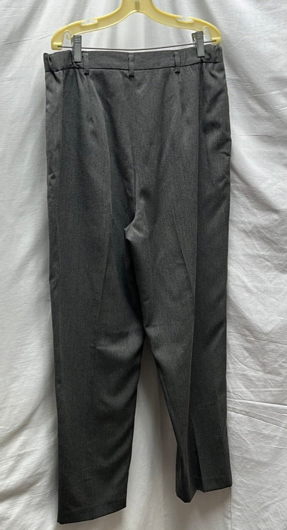 VTG / NWOT -- Lester Square Charcoal Gray Slacks Pants -- 10