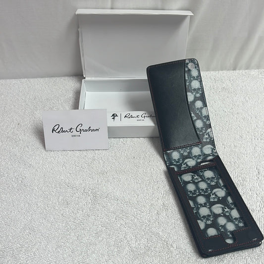 NIB -- Robert Graham Leather Wallet Case for Iphone 5/5s -- Style "Rory"