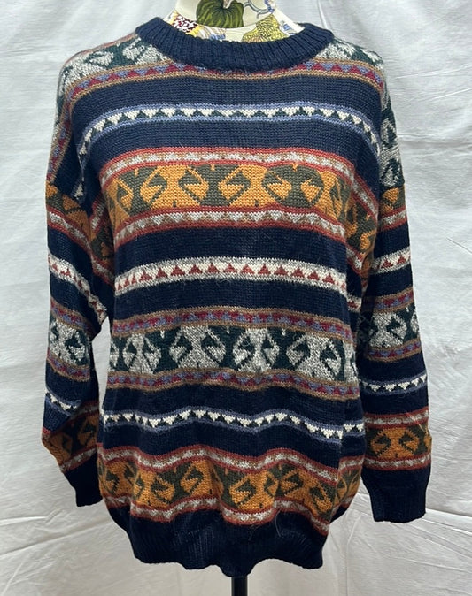 VTG - Indiana Shop multicolor Alpaca Peru Sweater - W M/L, M S/M