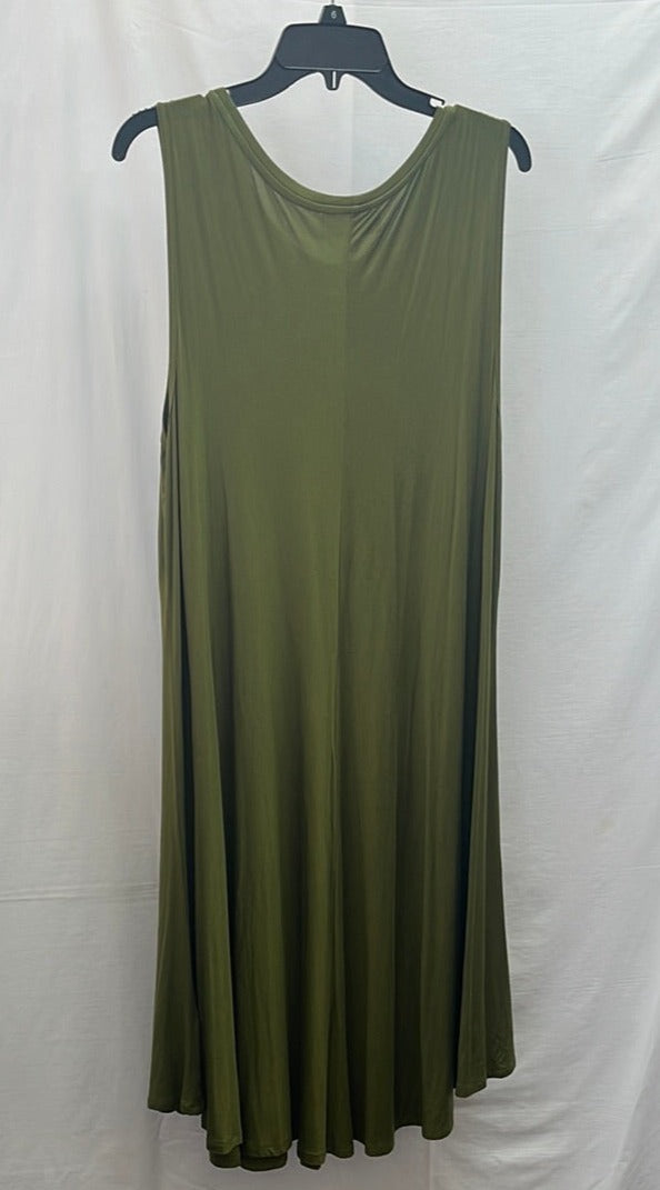 Philosophy Pear Green Scoop Neck Tank Top Dress 2X