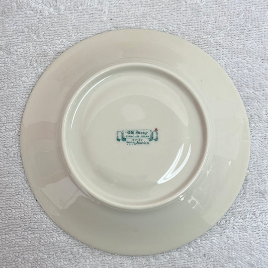 VTG - Teacup and Saucer in Old Ivory by Syracuse China