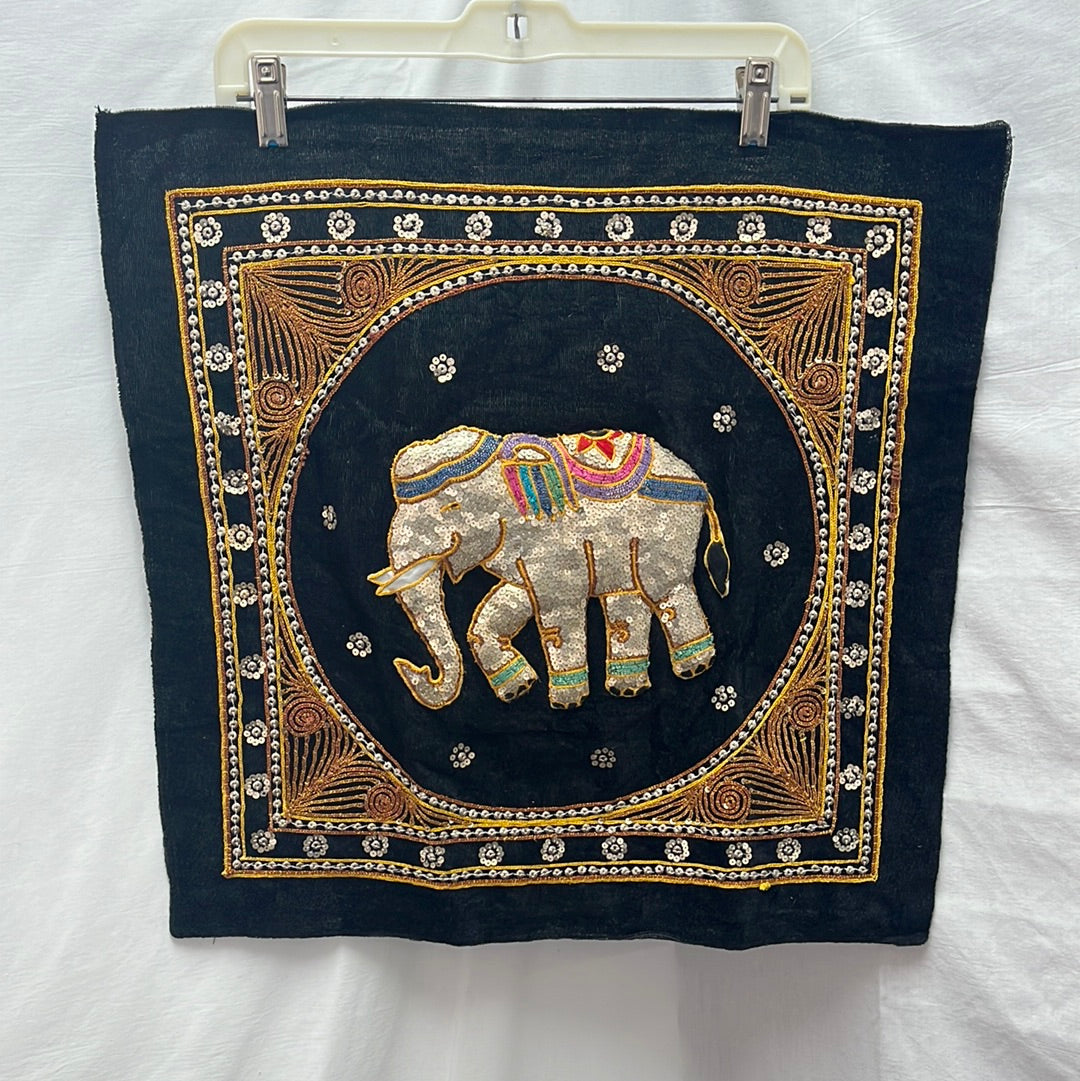 VTG - Kalaga Tapestry Cushion Cover -- Elephant