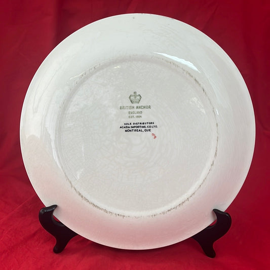 VTG -- British Anchor China St. Joseph's Oratory, Montreal Decorative Plate