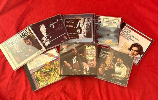 VTG (80s/90s) -- Lot of 9 Classical Music Albums on CD -- All Mint or Near Mint
