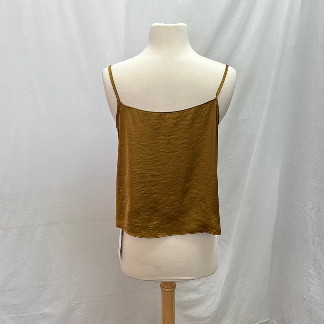 NWT -- Paperlll Gold Cowl-neck Camisole Tank Top -- M