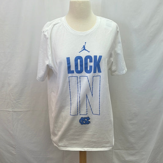 Jordan Brand Tarheels "Lock In" Graphic T-shirt -- L