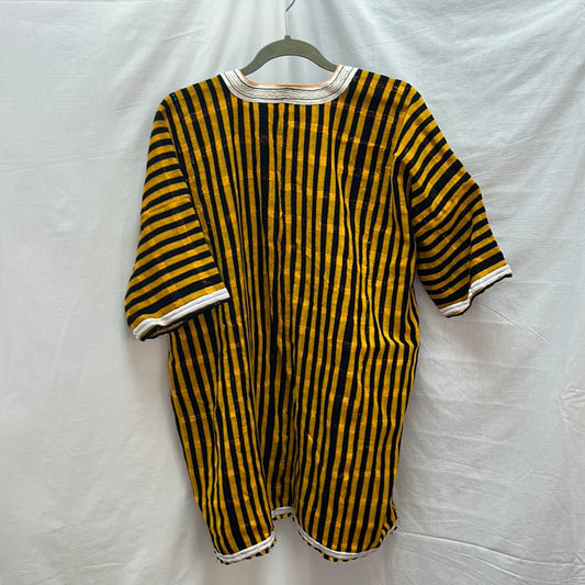 Ghanaian Smock with Matching Knitted Kufi Hat