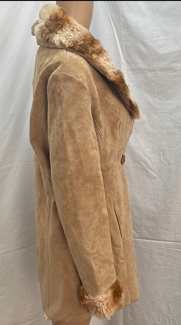 New yorker faux hot sale fur coat