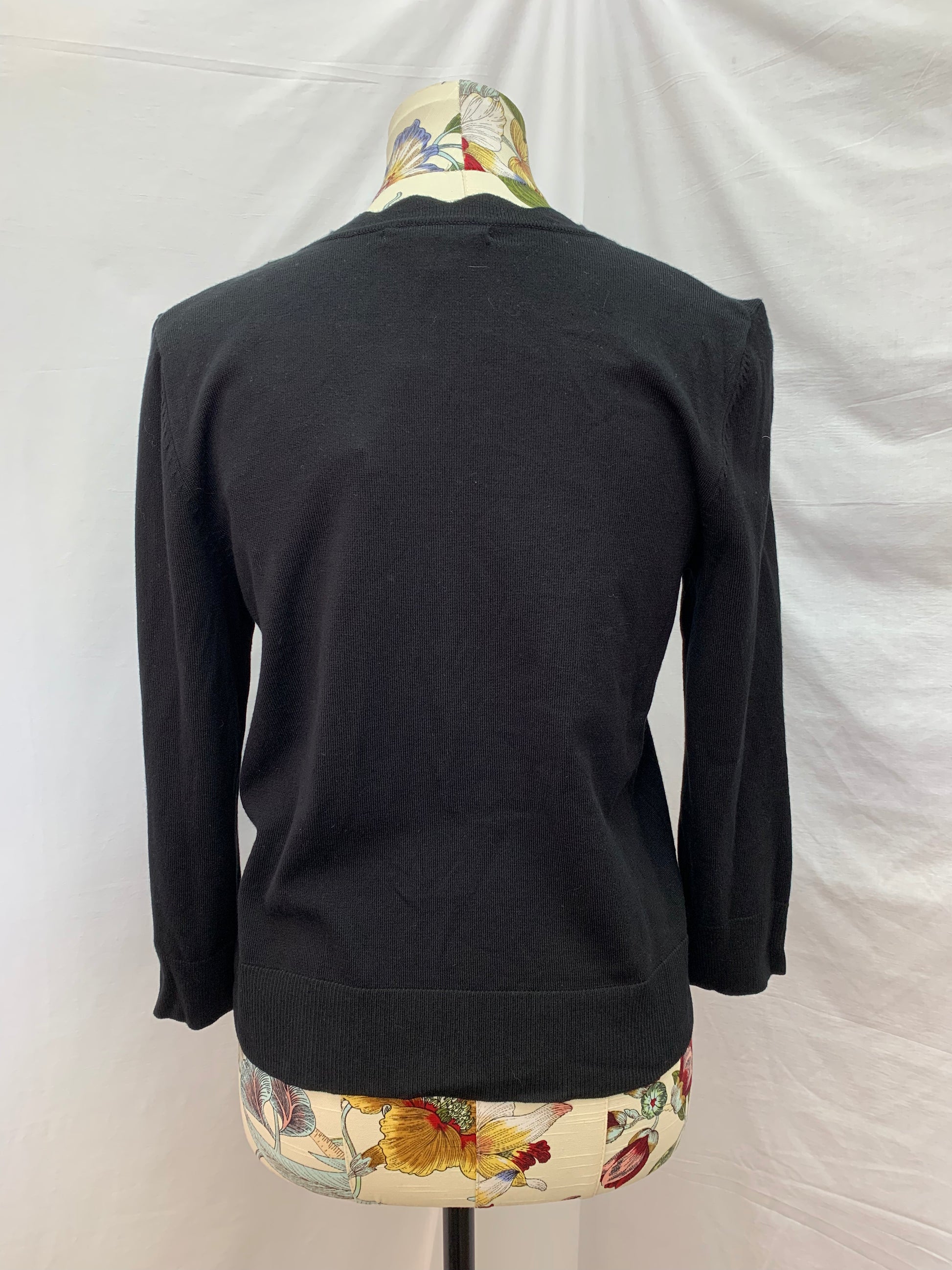 Cable and gauge black sweater hot sale
