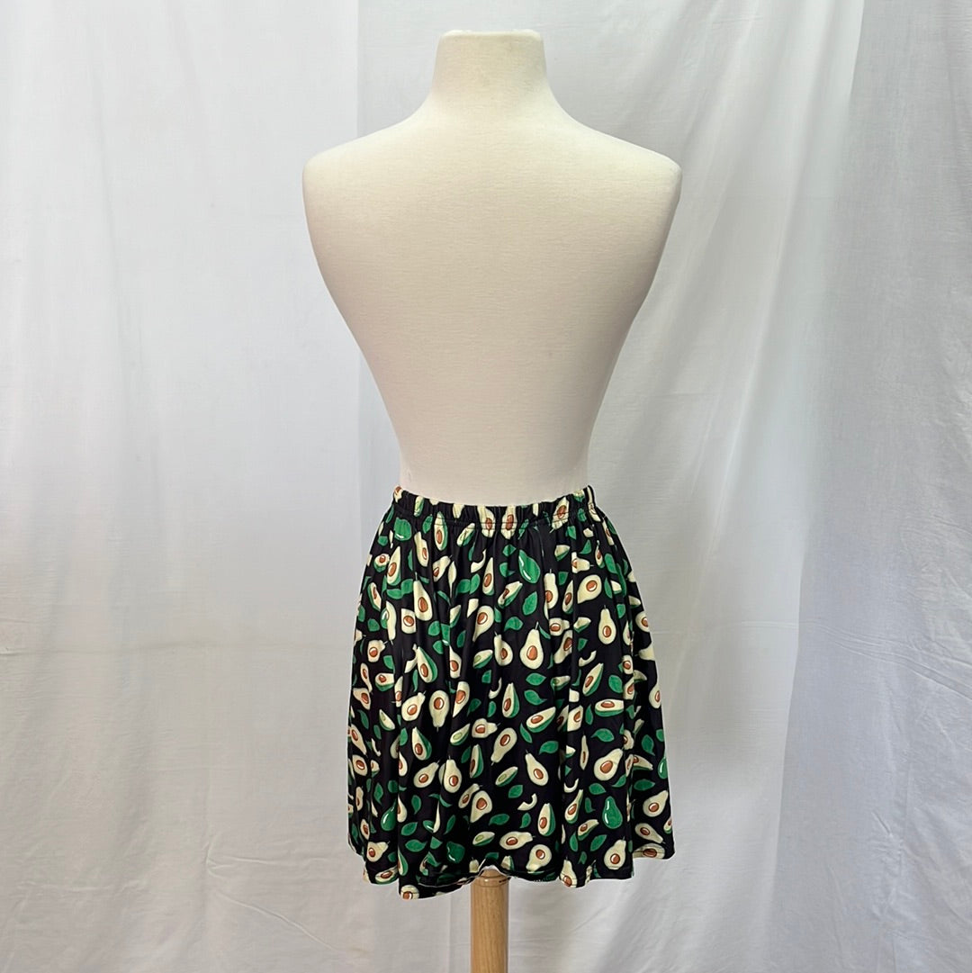 NWT -- Fancyqube Avocado Mini Skirt -- Size S