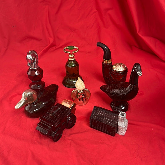 VTG -- Lot of 8 Avon Cologne and Aftershave Decanters