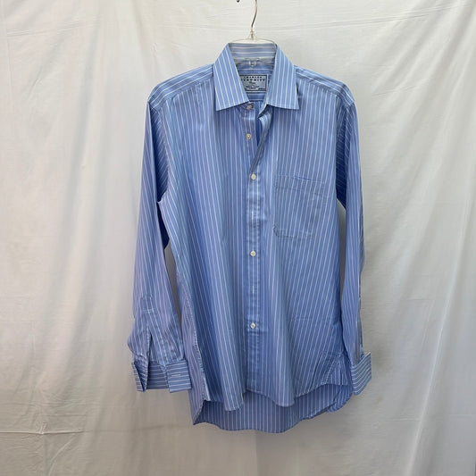 NIP -- Charles Tyrwhitt blue stripe Classic Fit Button Up Shirt -- Size 15.5/35