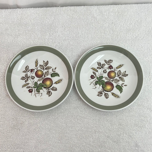 VTG -- Alfred Meakin "Hereford" Pattern Saucers -- Set of 2