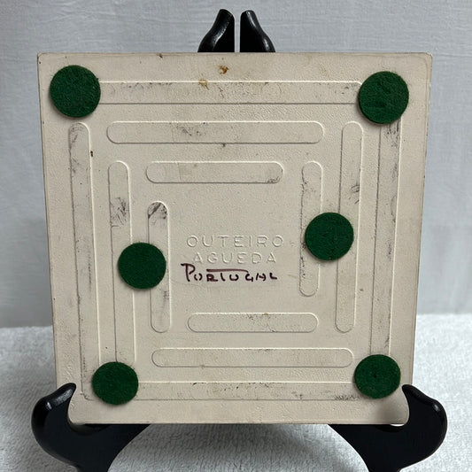 VTG -- Decorative Tile from the Ceramic Factory of Outeiro, in Agueda, Portugal