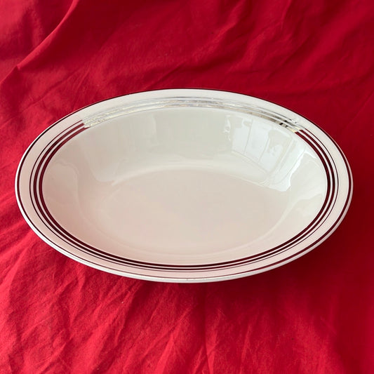 VTG - Vegetable Bowl in Nimbus Platinum by Syracuse China