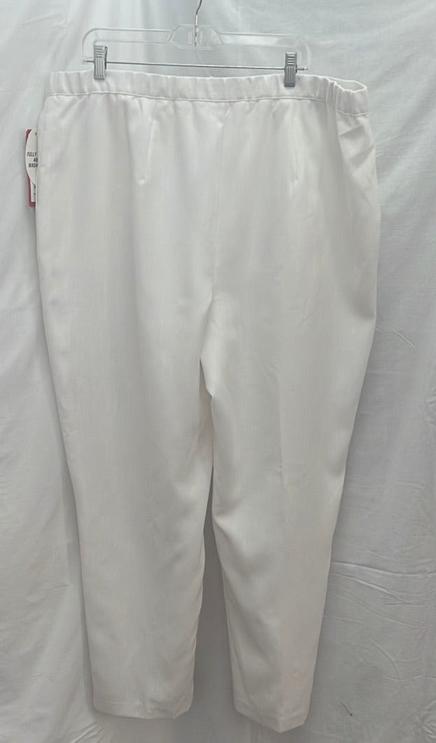 NWT/VTG -- Lucia Lady white Dress Pants -- 24